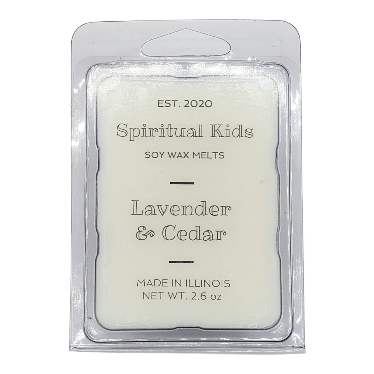Lavender & Cedar 1 Pack All Natural Soy Wax Melts 6 cubes 2.6oz Hand Poured with Fragrant/Essential Oils!